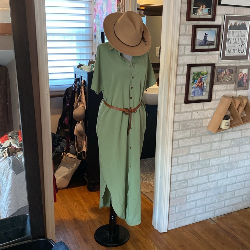 Button down dress